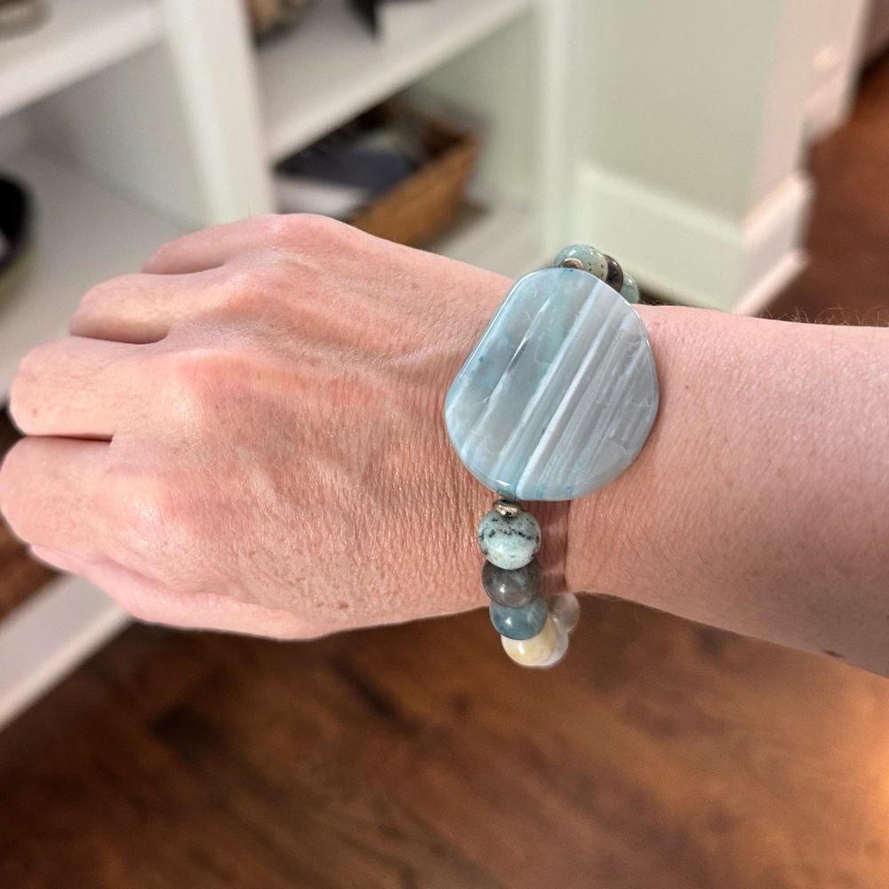 Blue Stone Wearable Bracelet